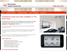 Tablet Screenshot of masterplay-av.co.uk